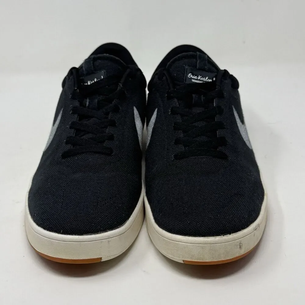 Nike SB Eric Koston 1 Sneakers Shoes Mens 12 Black Gray Lunarlon Skate 2012